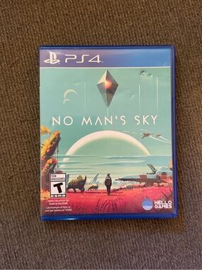 No Man's Sky PS4 Game - Turquoise & Pink Artwork